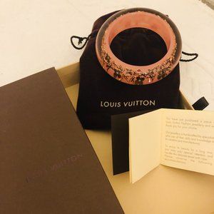 Louis Vuitton Inclusion Bangle, pink & gold